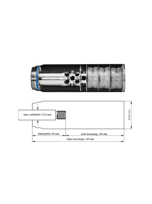 ERA SILENCER STI 3D Titánium Hangtompító ERA LOCK gyors oldással