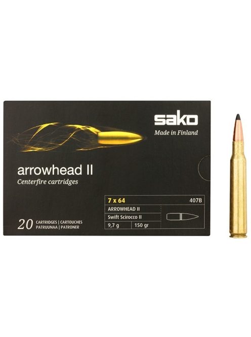 7x64 SAKO ARROWHEAD II 9.7 g