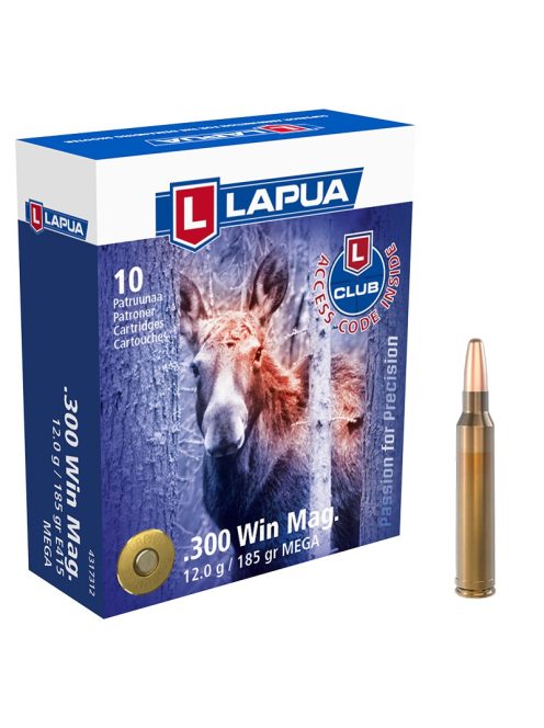 300 Win. Mag. LAPUA MEGA 12.0 g