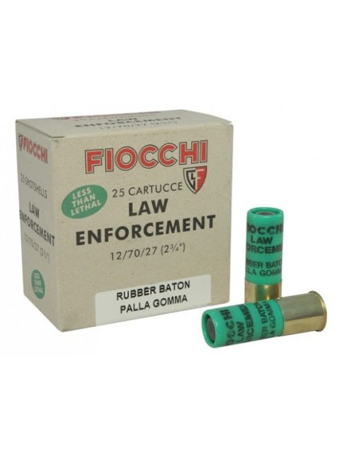 12/70 FIOCCHI Rubber Baton 27 mm 4.75 g green