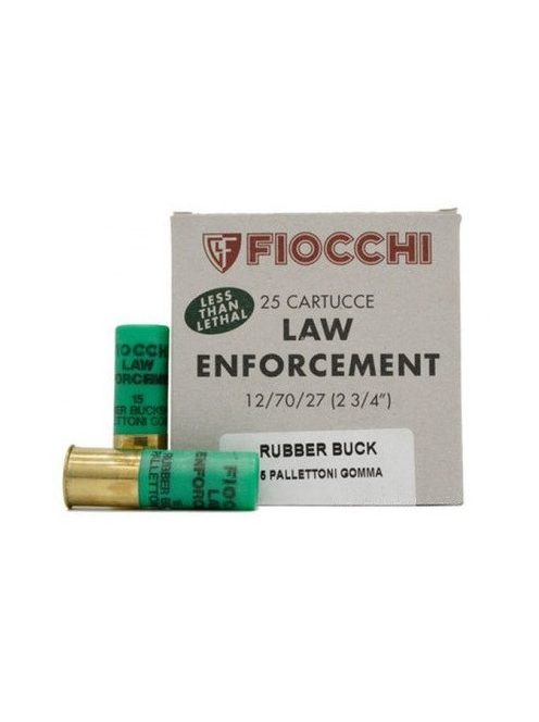 12/70 FIOCCHI Rubber Buckshot 27 mm 8.7 g 15 szemes