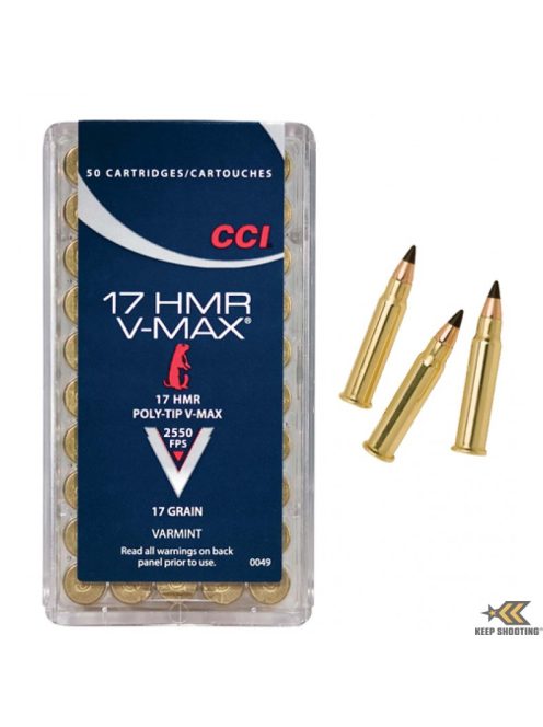 .17 HMR FEDERAL V-Max 1.1 g/17 gr