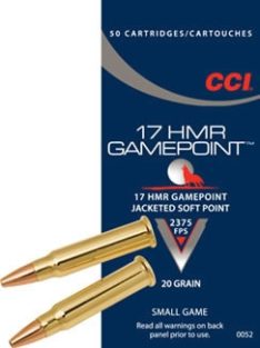.17 HMR CCI GamePoint JSP 1.3 g/20 gr