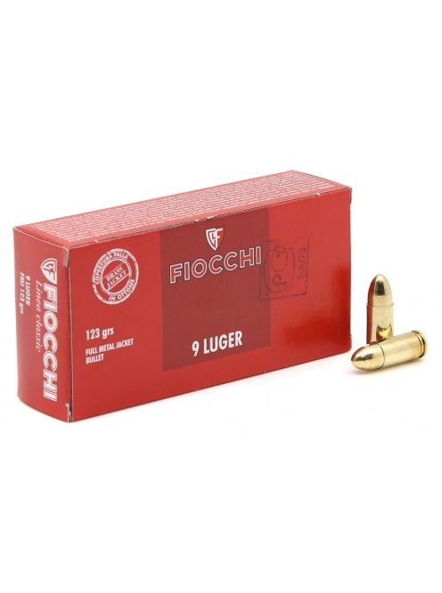 9 mm LUGER FIOCCHI FMJ 8.0 g