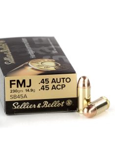 .45 ACP S&B FMJ 14.9 g
