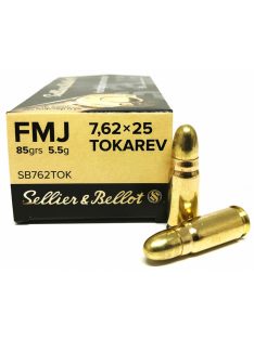 7.62 x 25 Tokarev Sellier & Bellot FMJ 5.5 g