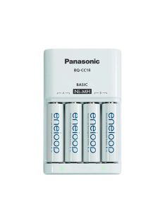 Panasonic Eneloop 4xAA akku 2000 mAh és 10 órás töltő