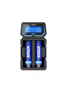   XTAR X2 intelligens univerzális két öblös akkumulátor töltő