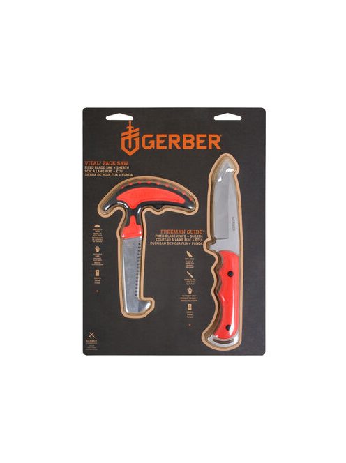 Gerber Freeman tőr Vital Pack csontfűrésszel tokkal 4660416A4