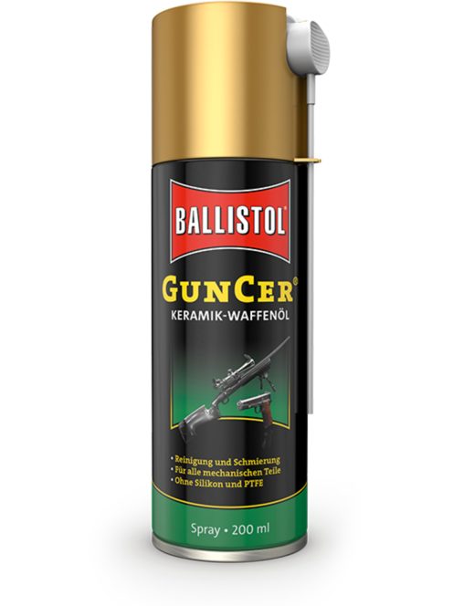 Ballistol GunCer fegyverolaj kerámia adalékkal 200 ml