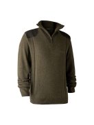 Deerhunter Sheffield kötött férfi pulóver magasnyakú cipzáras XL 8637/383