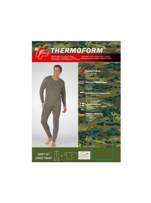 Thermoform funkcionális férfi alsóruha szett M HZT 4-008/khaki