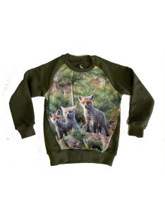 Gyerek pulóver róka kölykök
