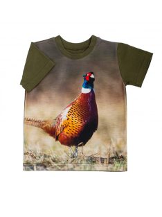Gyerek póló fácán nyomattal