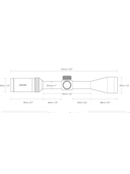 Hawke 3-9x40 Vantage 30/30 céltávcső