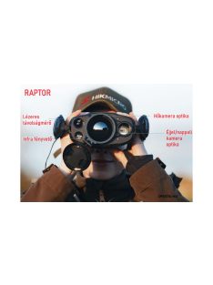   Hikmicro Raptor RH50L Kétszemes betekintésű hőkamera kereső ultra érzékeny kamerával és lézeres távmérővel