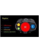 Hikmicro Raptor RH50LN Kétszemes betekintésű hőkamera kereső ultra érzékeny kamerával és lézeres távmérővel