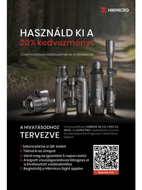 Hikmicro  Hivatásos Vadász és Erdész Program 2026