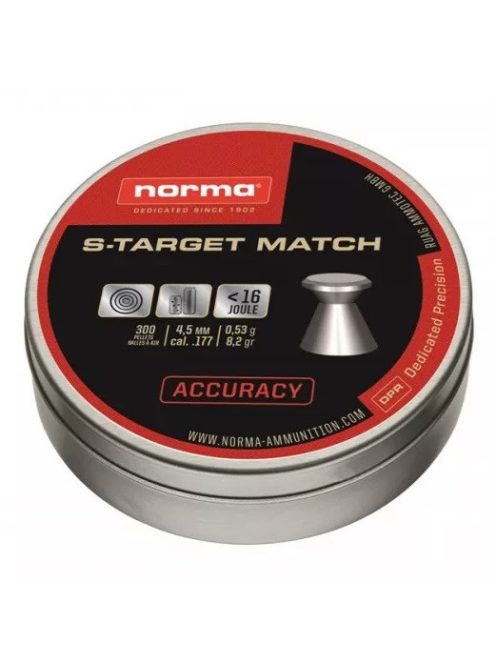 Norma S-Target Match léglövedék 4.5 mm/300 db