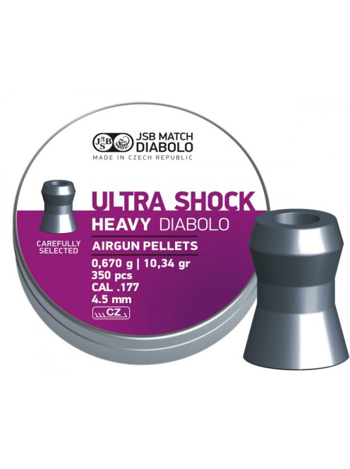 JSB Exact Ultra Shock Heavy Diabolo léglövedék 4.50 mm/500 db