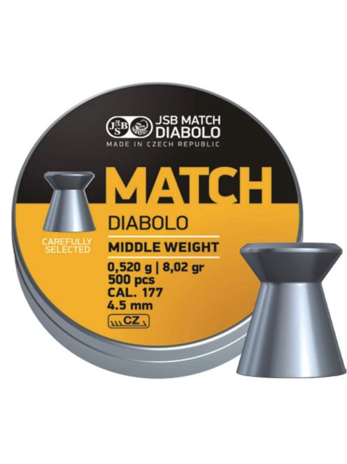 JSB Match Diabolo Middle Weight léglövedék 4.50 mm/500 db