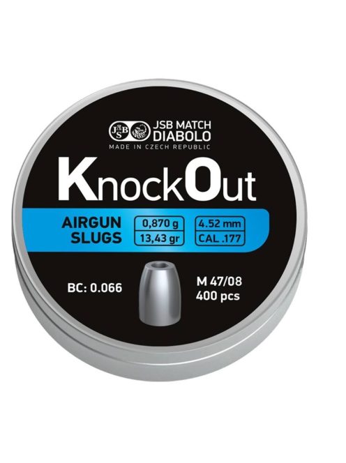 JSB Knock Out Slug léglövedék 4.52 mm/400 db 0.87 g