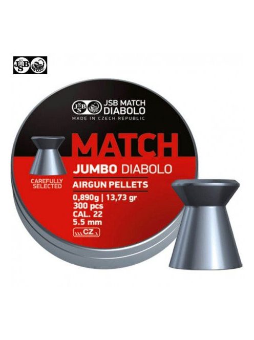 JSB Match Jumbo Diabolo léglövedék 5.5 mm/300 db