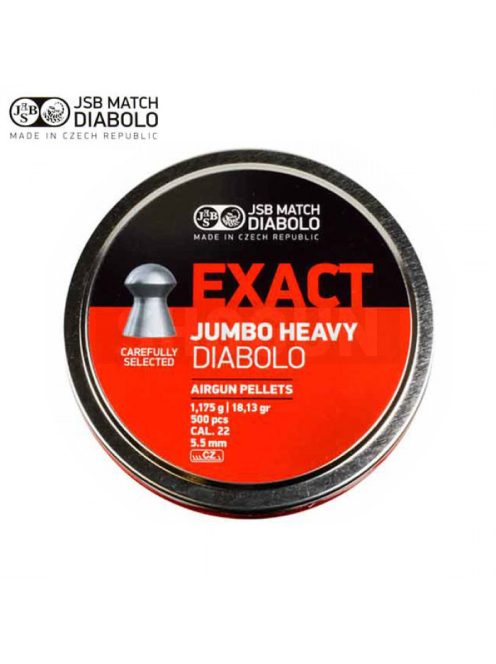 JSB Exact Jumbo Heavy Diabolo léglövedék 5.52 mm/500 db NAGY dobozos