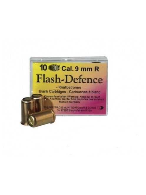 Wadie 9 mm R Flash-Defense gáztöltény/10 db