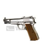 Hi-Power Silver Full Metal GBB airsoft pisztoly 8703