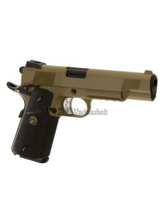   M1911 MEU Tactical Full Metal GBB airsoft pisztoly Desert 8705