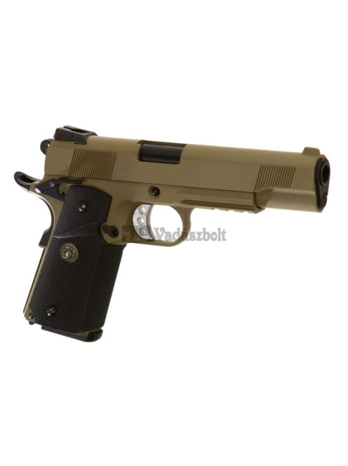 M1911 MEU Tactical Full Metal GBB airsoft pisztoly Desert 8705