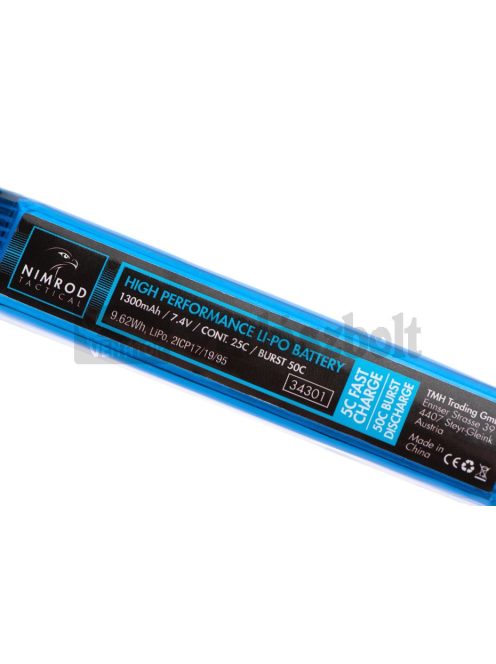 Nimrod LiPo akkumulátor 7.4 V 1300 mAh 25C kis Tamya 34301