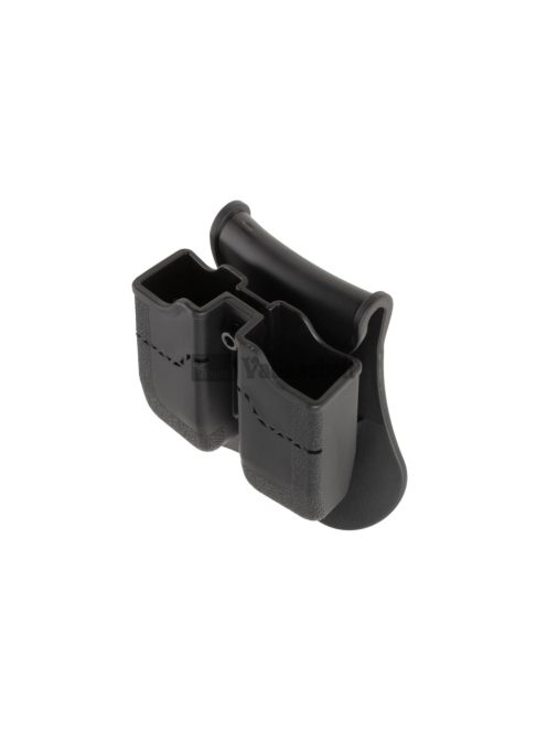 Amomax dupla tártok Px4/P30/USP/USP Compact fekete 27414